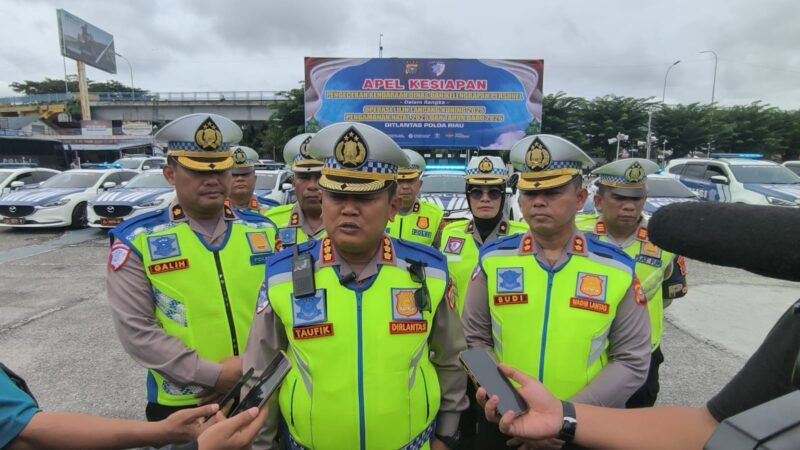 Ditlantas Polda Riau Pastikan Kesiapan Personel dan Ranmor Jelang Pengamanan Nataru 2025.