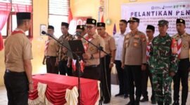 Sudandri Lantik Pengurus Mabiran dan Kwarran Tebingtinggi Barat.