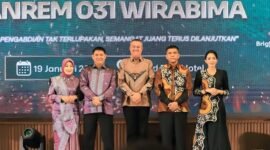 Pisah Sambut Danrem 031/Wira Bima, Wabup Muzamil Sampaikan Apresiasi dan Harapan Baru.