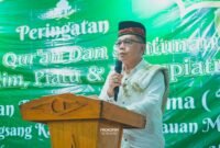 Bupati Asmar Safari Ramadan di Desa Wonosari Rangsang dan Santuni Anak Yatim.