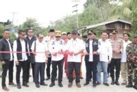 Sinergi Pemkab dan Swasta, Bupati Asmar Resmikan Jalan Batang Malas–Tenan Sepanjang 1,8 Km.