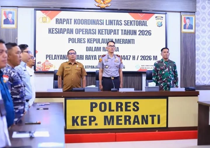 Bupati Meranti Diwakili Asisten Ikuti Rakor Lintas Sektoral Kesiapan Operasi Ketupat 2026.