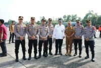 Bupati Asmar Hadiri Apel Kesiapsiagaan Karhutla Nasional 2026 di Pekanbaru.