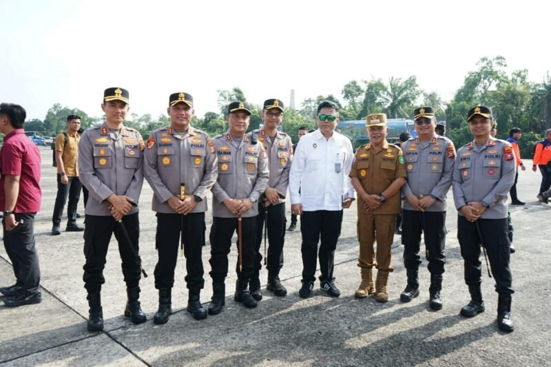 Bupati Asmar Hadiri Apel Kesiapsiagaan Karhutla Nasional 2026 di Pekanbaru.