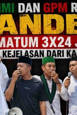 Aksi HMI dan GPM Rohil Mandek, Ultimatum 3×24 Jam Tanpa Kejelasan dari Kapolres