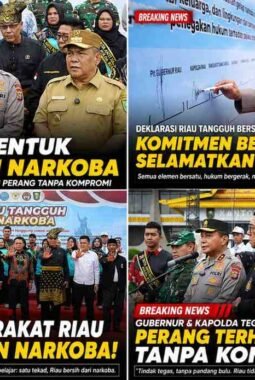 Prov Riau Bentuk Satgas Anti Narkoba, Gubernur dan Kapolda Tegaskan Perang Tanpa Kompromi