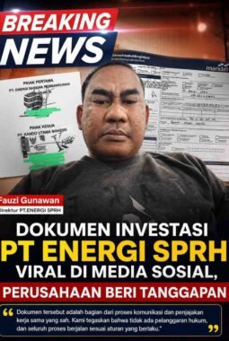Dokumen Investasi PT Energi SPRH Viral di Media Sosial, Perusahaan Beri Tanggapan