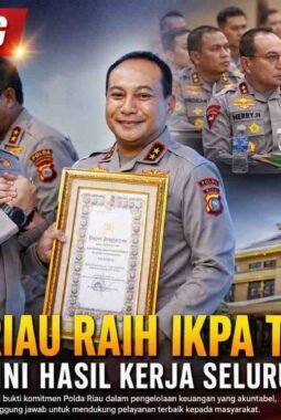 Polda Riau Raih IKPA Terbaik, Kapolda : Ini Hasil Kerja Seluruh Personel