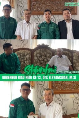 Silaturahmi PW HIMMAH Riau Bersama Gubernur Riau Ke-13, Perkuat Sinergi Pemuda Dan Tokoh Daerah