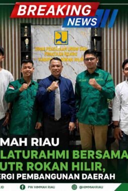PW HIMMAH Riau Jalin Silaturahmi Bersama Kadis PUTR Rokan Hilir, Bahas Sinergi Pembangunan Daerah