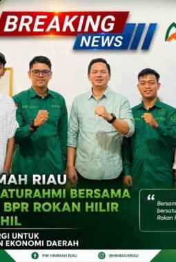 PW HIMMAH Riau Jalin Silaturahmi Bersama Dirut PT BPR Rokan Hilir Bank Rohil