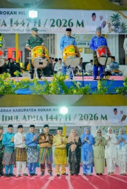 Semarak Pawai Takbir Idul Adha 1447H/2026M di Bagansiapiapi, Kapolsek Bangko Ajak Masyarakat Jaga Persatuan dan Ketertiban