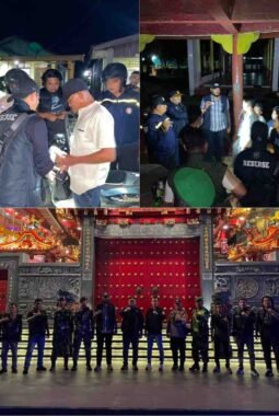 Patroli Gabungan KRYD Polsek Bangko, Koramil 01 Bangko dan Upika Perkuat Keamanan Wilayah