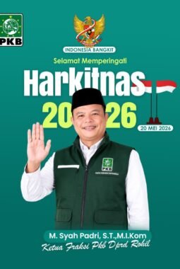 Ketua Fraksi PKB DPRD Rokan Hilir Sampaikan Pesan di Hari Kebangkitan Nasional ke-118