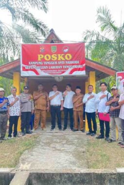 Tim Ditresnarkoba Polda Riau Nilai Kampung Tangguh Anti Narkoba Labuhan Tangga Baru, Wujud Komitmen Bersama Lawan Narkoba