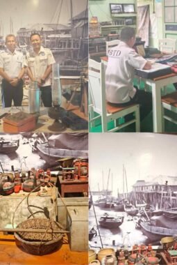 Kepala Dinas Perpustakaan dan Kearsipan Rohil Tinjau Koleksi Bagan Tempo Dulu  