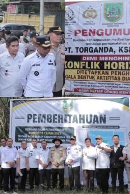 Forkopimda Rokan Hilir Tinjau Lahan Sengketa PT Torganda, Pemkab Tegaskan Komitmen Jaga Stabilitas