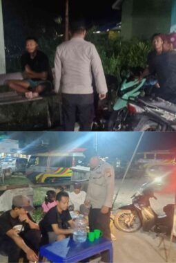 Polsek Sinaboi Gelar KRYD Akhir Pekan, Pastikan Wilayah Hukum Aman Dan Kondusif