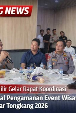 Polres Rokan Hilir Gelar Rapat Koordinasi Lintas Sektoral Pengamanan Event Wisata Nasional Bakar Tongkang 2026
