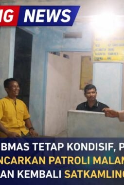 Jaga Kamtibmas Tetap Kondusif, Polsek Sinaboi Gencarkan Patroli Malam dan Aktifkan Kembali Satkamling
