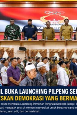 Bupati Rohil Buka Launching Pilpeng Serentak 2026, Ajak Sukseskan Demokrasi yang Bermartabat