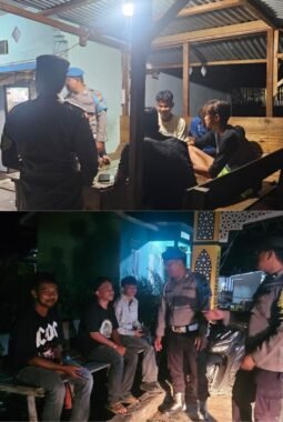 Jaga Kamtibmas Tetap Kondusif, Polsek Sinaboi Intensifkan Patroli KRYD di Daerah Rawan