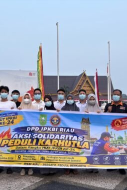 Sambut HUT ke-24, IPKBI Riau Gagas Aksi Solidaritas Peduli Karhutla di Pekanbaru