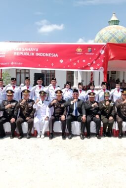 Upacara HUT Ke-81 RI di Sinaboi Berlangsung Khidmat, Aman, dan Kondusif
