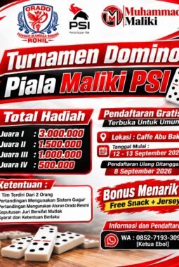 Buruan Daftar! Turnamen Domino Piala Maliki PSI Segera Digelar, Total Hadiah Rp6 Juta