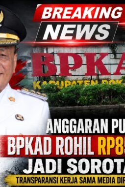 Anggaran Publikasi BPKAD Rohil Rp850 Juta Jadi Sorotan, Transparansi Kerja Sama Media Dipertanyakan