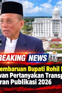 Janji Pembaruan Bupati Rohil Disorot, Wartawan Pertanyakan Transparansi Anggaran Publikasi 2026