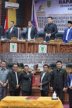 Kuorum Terpenuhi, 41 Anggota DPRD Rohil Hadiri Paripurna Perubahan APBD 2026