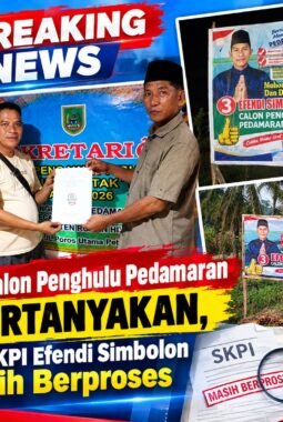 Spanduk Balon Penghulu Pedamaran Dipertanyakan, Status SKPI Efendi Simbolon Masih Berproses